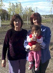 Con mi abuela Mine y mi abuela Elba